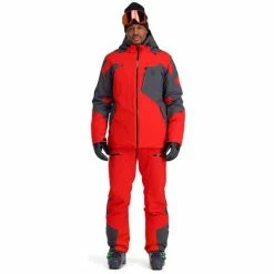 Spyder Men's Leader Jacket 75 Spyder Men's Leader Jacket -Blenders Shop fw23 spyder mensleadergtxjacket volcanoebony 3