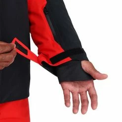 Spyder Men's Monterosa GTX Jacket -Blenders Shop fw23 spyder mensmonterosagtxjacket blackvolcano 6