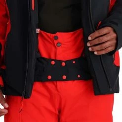 Spyder Men's Monterosa GTX Jacket -Blenders Shop fw23 spyder mensmonterosagtxjacket blackvolcano 7