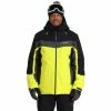 Spyder Men's Seventy - Eight Jacket -Blenders Shop fw23 spyder mensseventyeightjacket blackcitron 1