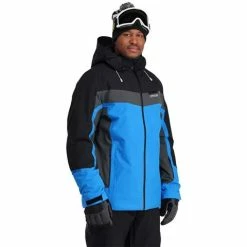 Spyder Men's Seventy - Eight Jacket -Blenders Shop fw23 spyder mensseventyeightjacket blackcollegiate 1