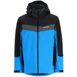 Spyder Men's Seventy - Eight Jacket -Blenders Shop fw23 spyder mensseventyeightjacket blackcollegiate 4
