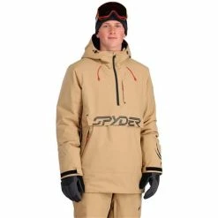 Spyder Men's Signal GTX Insulated Anorak 29 Spyder Men's Signal GTX Insulated Anorak -Blenders Shop fw23 spyder menssignalgtxinsulatedanorak tannin 1