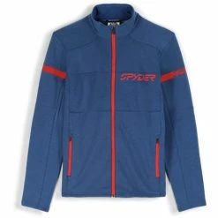 Spyder Men's Speed Full Zip Fleece Jacket 11 Spyder Men's Speed Full Zip Fleece Jacket -Blenders Shop fw23 spyder mensspeedfullzipfleecejacket abyssvolcano 3