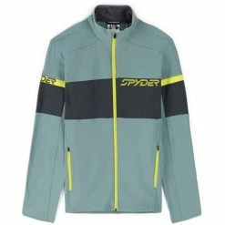 Spyder Men's Speed Full Zip Fleece Jacket 14 Spyder Men's Speed Full Zip Fleece Jacket -Blenders Shop fw23 spyder mensspeedfullzipfleecejacket tundracitron 1