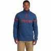 Spyder Men's Speed Half Zip Fleece Jacket -Blenders Shop fw23 spyder mensspeedhalfzipfleecejacket abyssvolcano 1