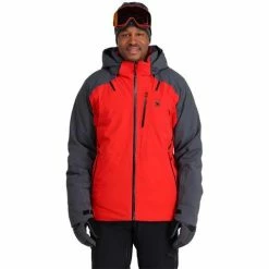 Spyder Men's Vanqysh GTX Jacket - 2023 Model -Blenders Shop fw23 spyder mensvanqyshgtxjacket volcanoebony 1