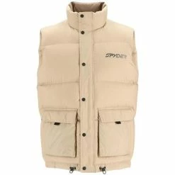 Spyder Men's Windom Down Insulated Jacket -Blenders Shop fw23 spyder menswindomdowninsulatedvest safari 3