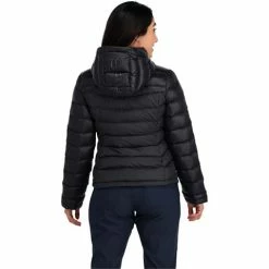 Blenders Shop -Blenders Shop fw23 spyder womenstimelesshoodiedownjacket black 2