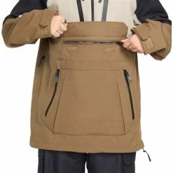 Volcom Men's Brighton Pullover -Blenders Shop fw23 volcom mensbrightonpullover darkkhaki 5